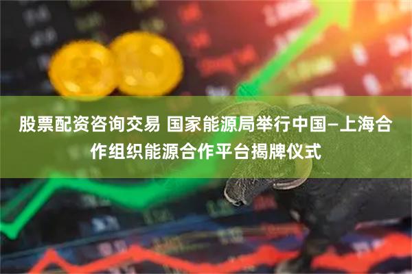 股票配资咨询交易 国家能源局举行中国—上海合作组织能源合作平台揭牌仪式
